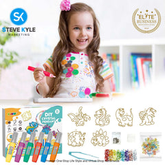 Children's Puzzle Handmade DIY Crystal Glue Painted Non Baked Graffiti Colored Glue Toys