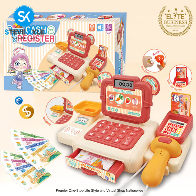 Mini Cash Register Educational Toys That Simulate Supermarket Cash Register Best Gift