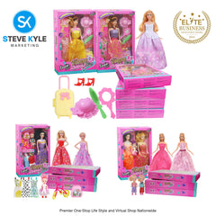 (1 BOX) Random Fashion Pop Sunshine Girl - Barbie Doll Best Gift for Kids Toddler Girls