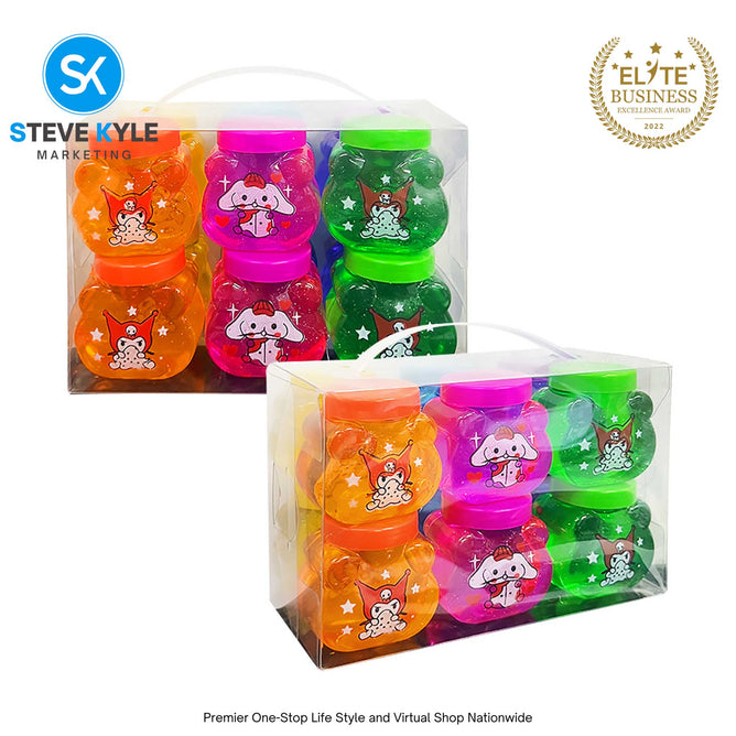 1 SET (12PCS) Crystal Mud Kuromi Slime for Kids Perfect Gift for Kids