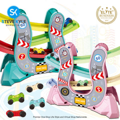 Multilayer Racing Cars Ramp Racer Track With Gliders Little Car For Children Gift