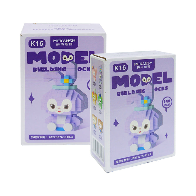 Mini Block DIY Cute Character Model Building Blocks Nano Building Blocks Bricks Toy For Kids 3D