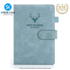 208 Pages A5 notebook super thick thick Notepad soft leather simple college students' diary business work conference