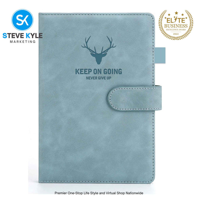 208 Pages A5 notebook super thick thick Notepad soft leather simple college students' diary business work conference