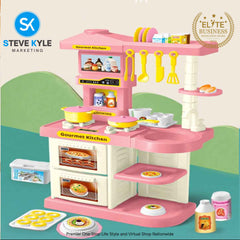 Pretend Kitchen Play Set for Kids Little Kitchen Series Early Learning Best Gift Toy