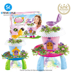 DIY Happy Gardening Magical Cottage Play Set with Lights Best Gift Set