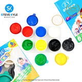 DIY 6Colors 30ml Children Finger Paint Set Washable Safe Non-Toxic on Canvas Art Paint