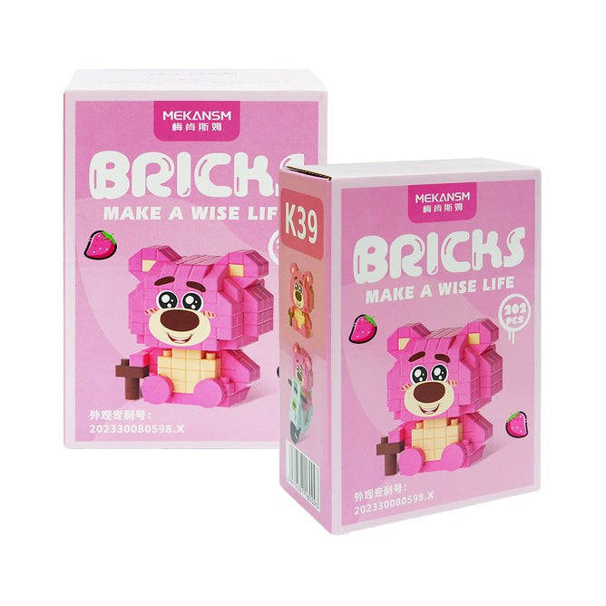 Mini Block DIY Cute Character Model Building Blocks Nano Building Blocks Bricks Toy For Kids 3D