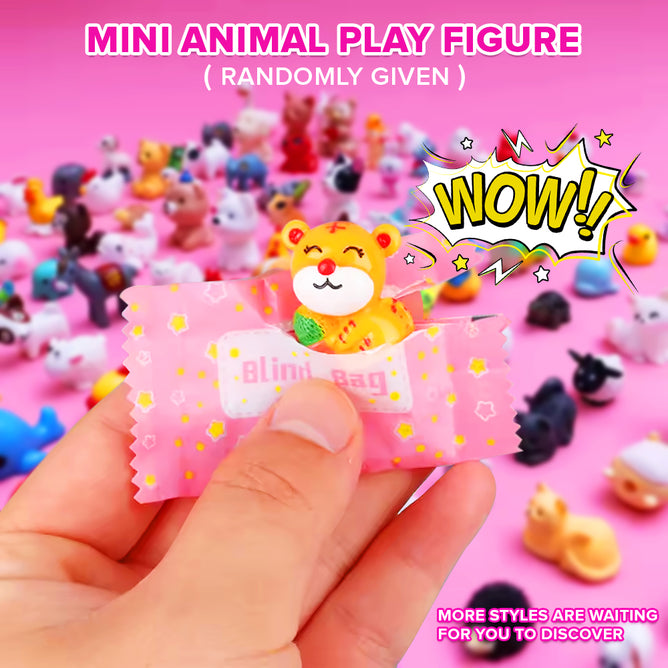 Animal Surprise Candy Bag Play Animal Blind Candy Bag Mini Model Toys Kids