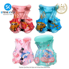 Children's Life Vest Jacket Inflatable Kids Safety Vest with Creative Designs for Kids