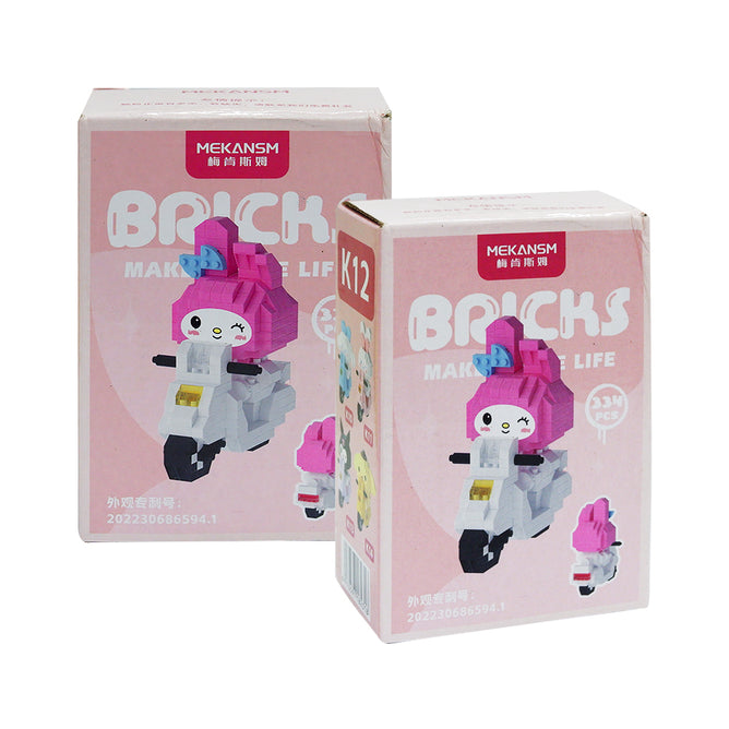 Kawaii Anime Micro Building Blocks Set 3D Mini Cute Anime Figures Collection Gifts Bricks Set for Kids