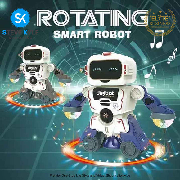 Electric Dancing Robot Multifunctional With Light Music Smart 360-Degree Rotating Children's Toy Doll