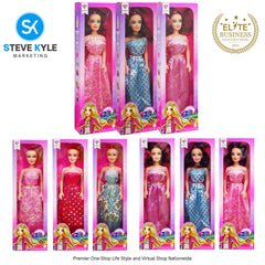 (1 BOX) Random Happy Barbie Girl Lovely Doll Best Gift Toy for Kids