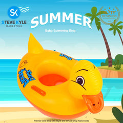 Quacker Baby Float See-Me-Sit Rider Inflatable Pool Floats for Kids