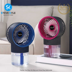 Portable Air Conditioner Spray Fan Desktop Adjustable Third Gear Electric Fan Air Cooler Spray
