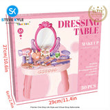 Pretend Simulation Dressing Table for Kids Early Leaning Best Gift Toy for Children