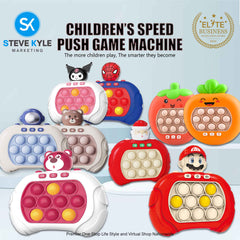 Electric Quick Push Game Machine Finger Movement Brain Game Children Toys Best Gift