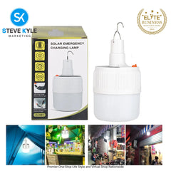 V51 Solar LED Bulb Light USB Rechargeable Emergency Charging Lamp