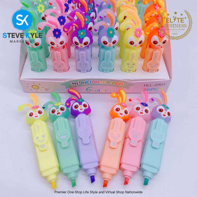 Mini Cute Highlighter Kawaii Drawing Art Marker Pen School Supplies