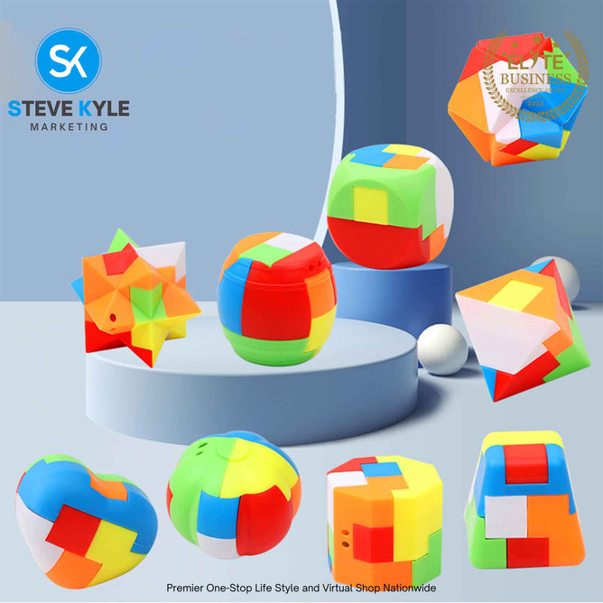 Brain Teaser Puzzles for Kids Teens and Adults Mind Game Puzzle Set Family Games Toys
