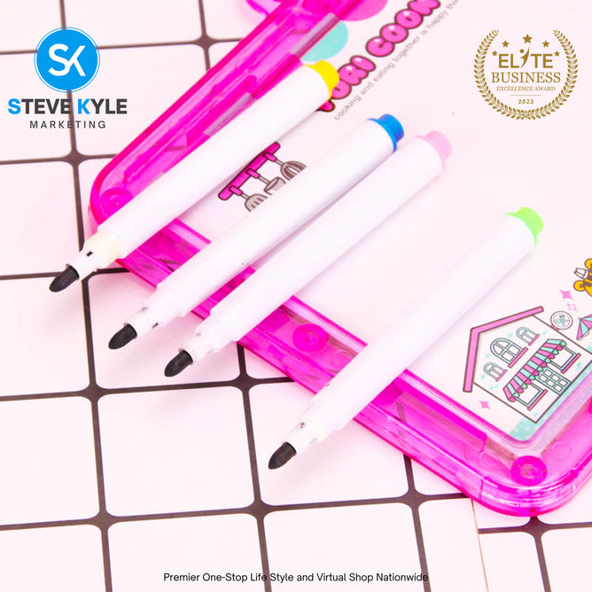 Writing Board Whiteboard with Marker and Eraser for Kids Stationery Set