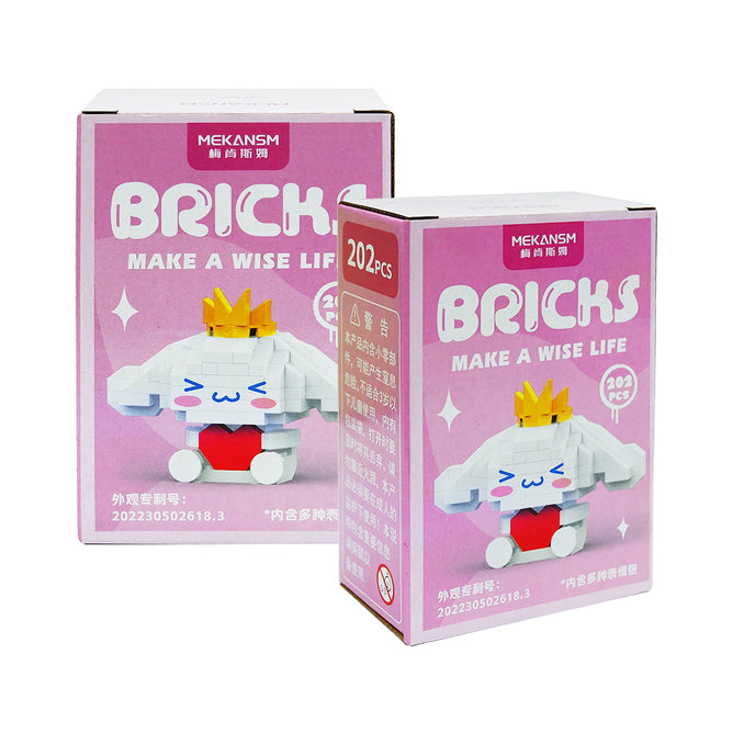 Mini Block DIY Cute Character Model Building Blocks Nano Building Blocks Bricks Toy For Kids 3D