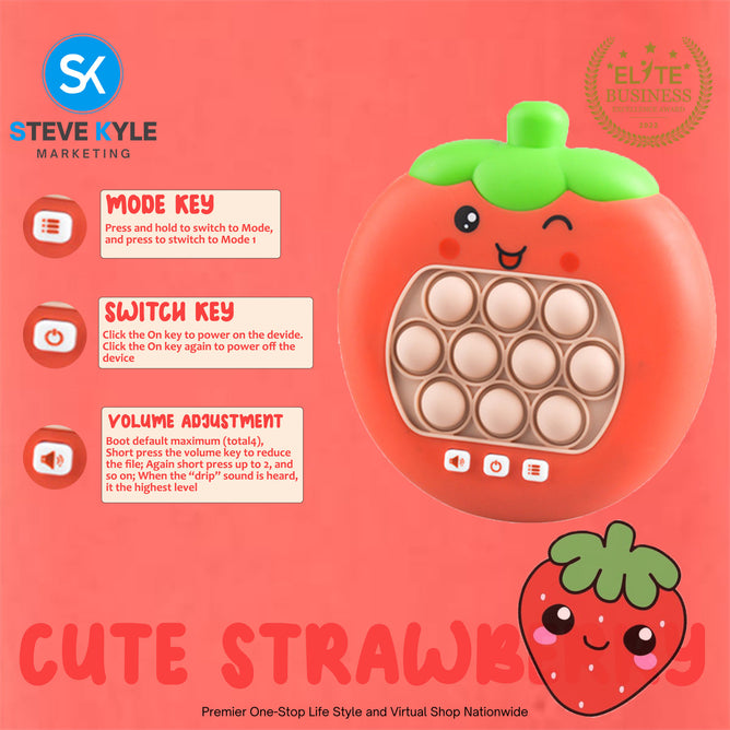 Electric Quick Push Game Machine Finger Movement Brain Game Children Toys Best Gift