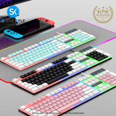 K730 Luminous Wired Gaming Keyboard Divipard For Computer Laptop
