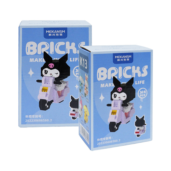 Kawaii Anime Micro Building Blocks Set 3D Mini Cute Anime Figures Collection Gifts Bricks Set for Kids