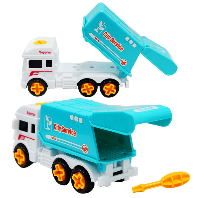 Trucks Toy Vehicles Friction Cars Toys for Toddlers Boys DIY Assembly Toy Best Gift Toy