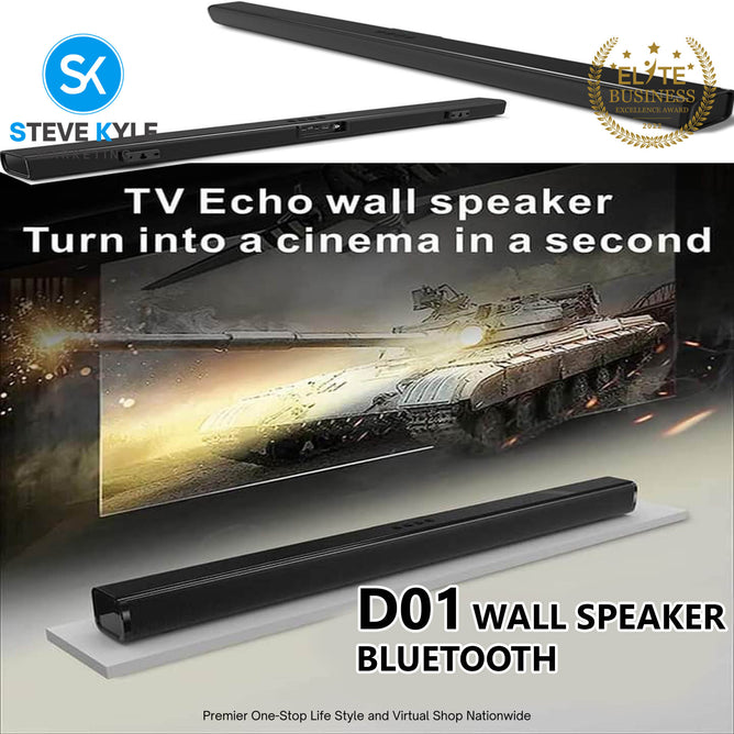 Marshelly BT TV Echo wall Speaker Soundbar Bluetooth Wireless Connection
