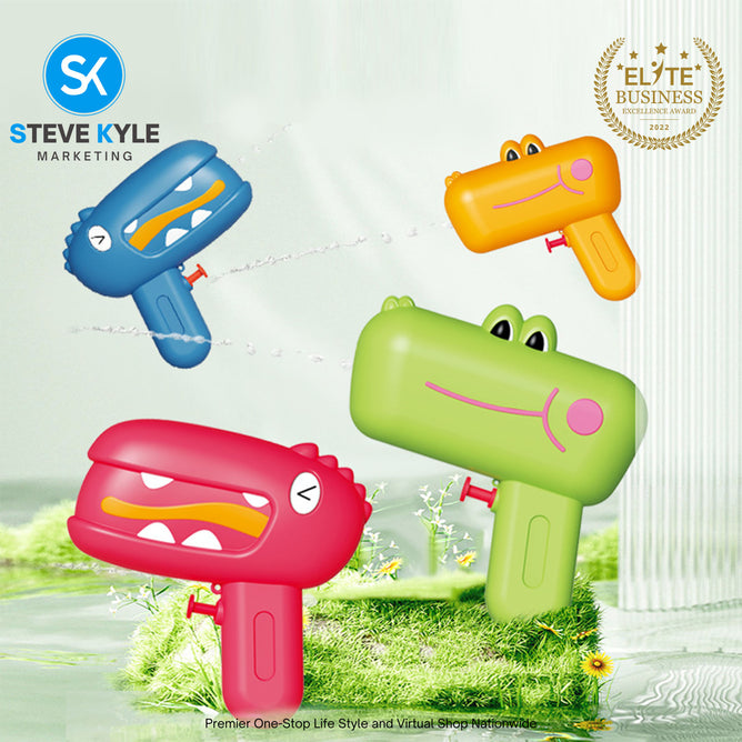 Children's Toy Dinosaur Water Gun Cartoon Cute Animal Beach Water Mini Water Gun Outdoor Water Fight