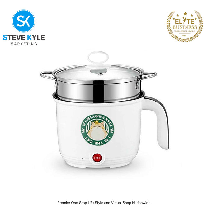 Multi-function Electric Cooker pot Electric Frying Pan Rice Cooker Stainless Steel Steamer