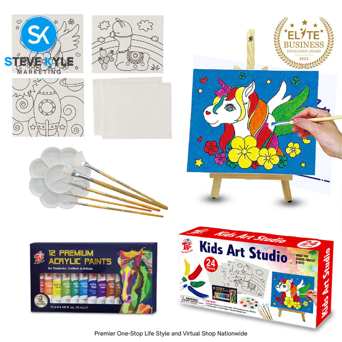Kids Art Studio Set Best Gift Art and Craft for Kids Great for School Project & Gifts