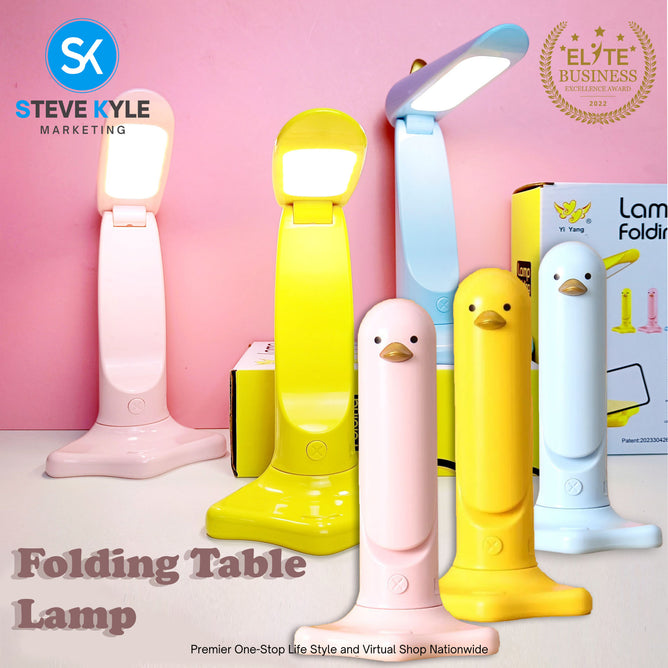 Portable Folding Lamp Night Light Gift Table Lamp Duck Design Reachargeable USB