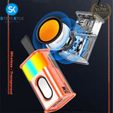 5W Speaker Battle Armour Wireless Bluetooth Splash Proof Speaker With Led Light