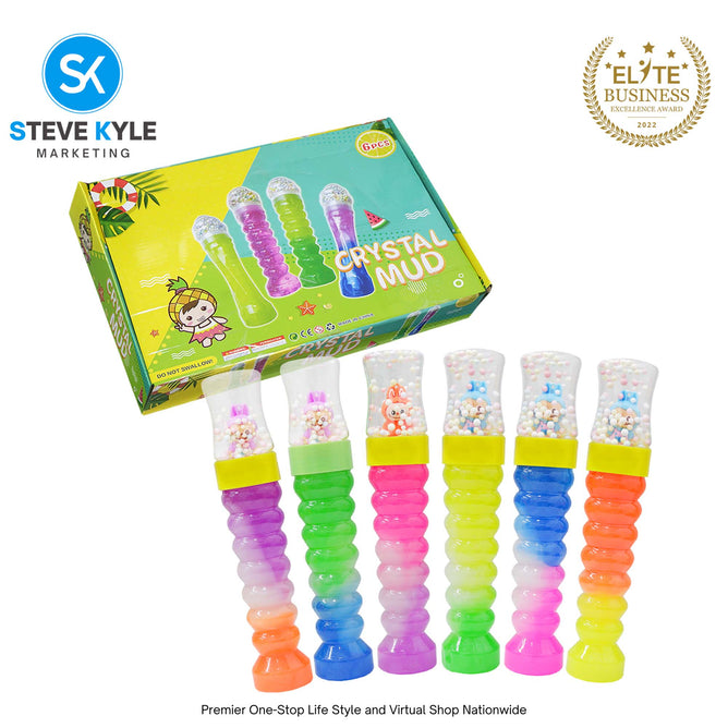 Random Crystal Mud Labubu Slime for Kids Best Gift for Kids