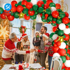 Party Things Merry Christmas Latex Balloon Christmas Party Supplies Decoration