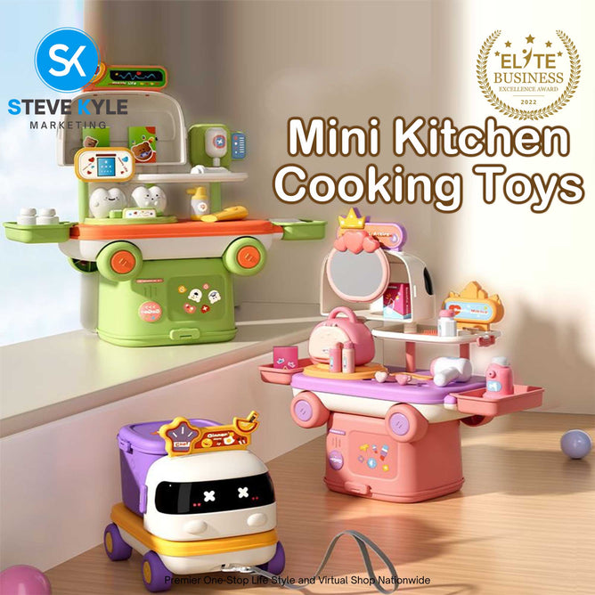 Car Kitchen Toys | Pretend Makeup Car Toy | Creative Kids Kitchen Playset Best Gift Toys