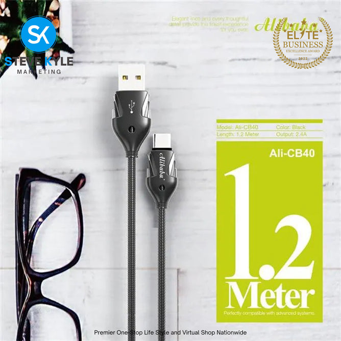 Alibaba Ali-Cb40 1.2M Fast Charge Cable Android