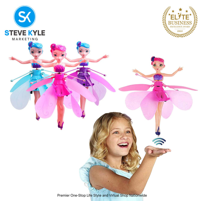 Magic Flying FairyPrincess Doll USBRechargeable Gesture Sensing Mini Flying Toy