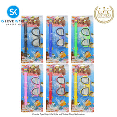 Kids Snorkeling Set Mask Silicone Scuba Diving Goggles for Boys and Girls
