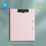A4 Waterproof Foldable Clip File Thick Cover Folder Office Supply Stationary