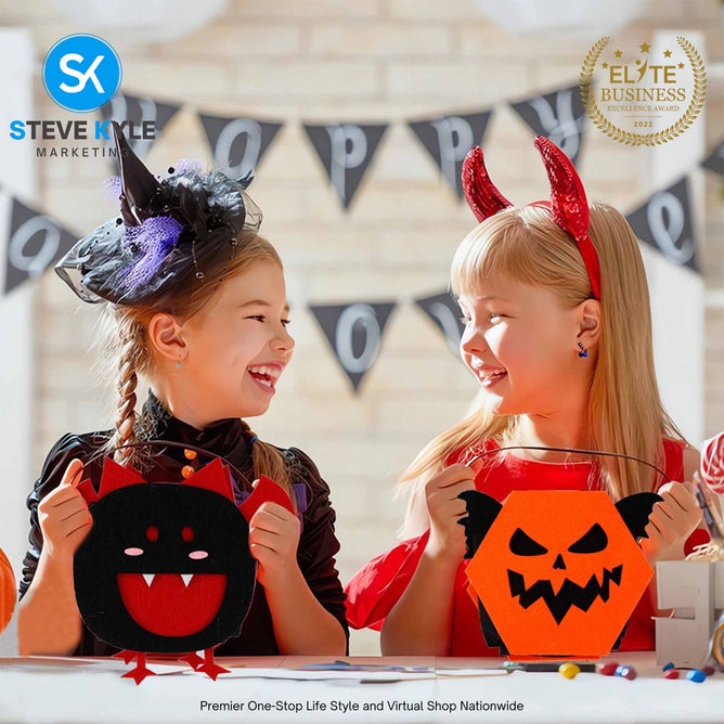 Halloween Candy Bag Felt Gift Bag Ghost Festival Children's Decoration Creative Handbag