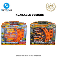 Plastic Electric Train Set for Kids with Track Set Battery Operated Electric Train Toys for Kids