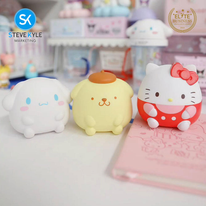 Steve Kyle Portable Cute Cartoon Squishy Toy Hand Pinch Stress Reliever Random Squeeze Toy