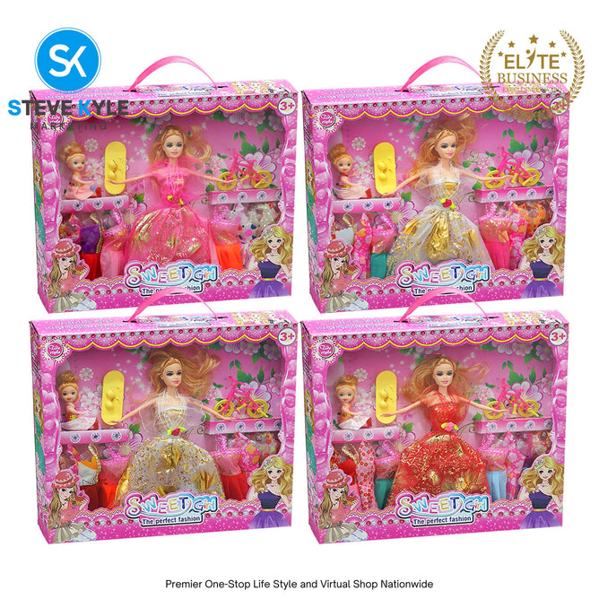 Random Fashion Dolls with Clothes and Accessories Best Gift for Kids