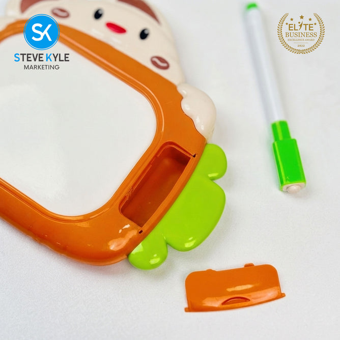 Steve Kyle Colorful 2-in-1 Writing Drawing Board with Bead Puzzle Educational Toy