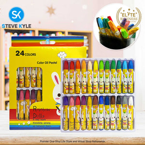24pcs/36pcs Color Oil Pastel for Kids Stationery School Supplies
