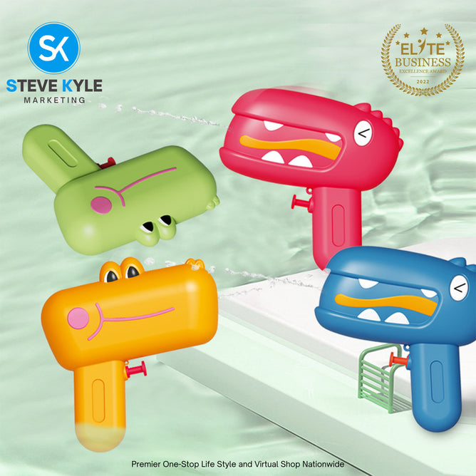 Children's Toy Dinosaur Water Gun Cartoon Cute Animal Beach Water Mini Water Gun Outdoor Water Fight